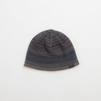 thisisneverthat x Gramicci Pattern Knit Beanie - Light Navy thumbnail