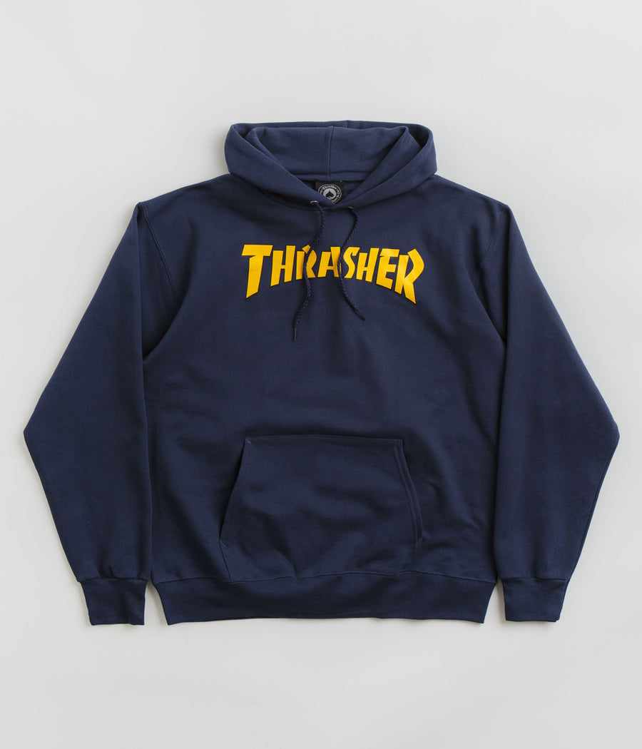 Thrasher Cover Logo Hoodie - Navy