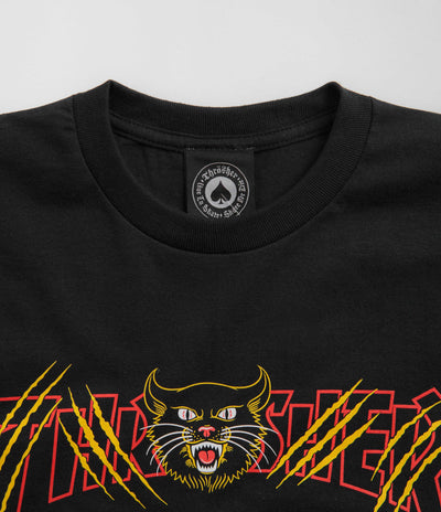 Thrasher Gato T-Shirt - Black