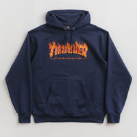 Thrasher Inferno Hoodie - Navy thumbnail