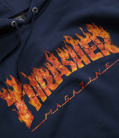 Thrasher Inferno Hoodie - Navy