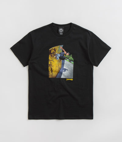 Thrasher Mic-E Wallride T-Shirt in Black