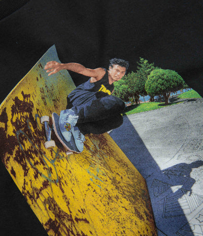 Thrasher Mic-E Wallride T-Shirt in Black