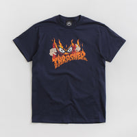 Thrasher Sucka Free By Neckface T-Shirt - Navy thumbnail