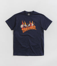 Thrasher Sucka Free By Neckface T-Shirt in Navy