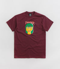 Thrasher Talk Shit By Gonz T-Shirt in Maroon