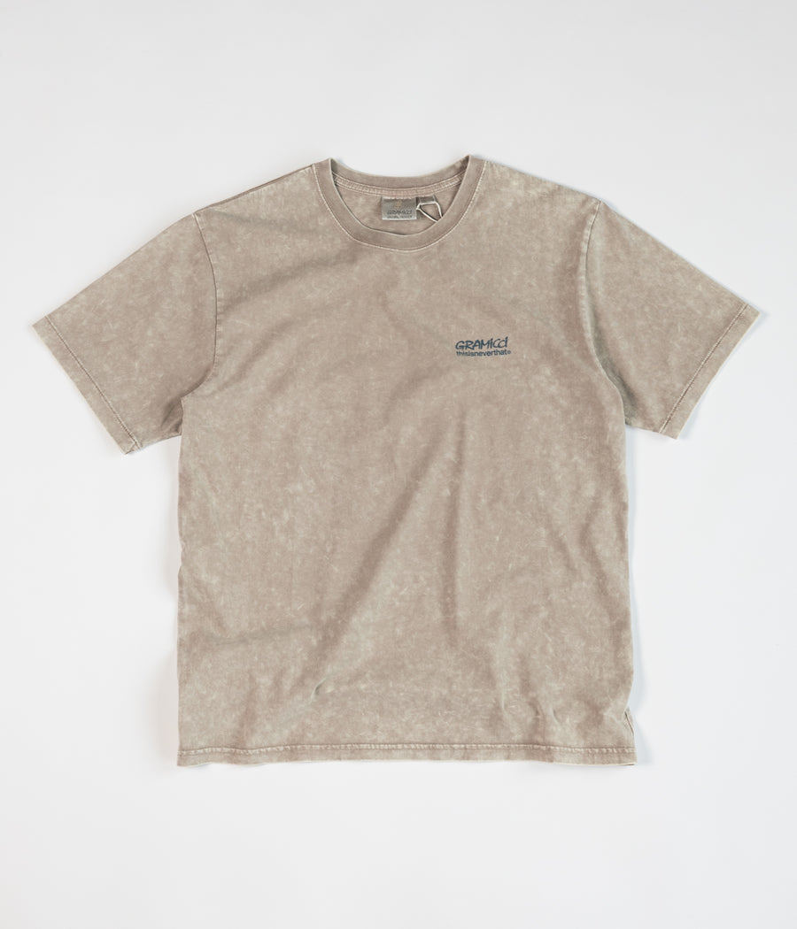 thisisneverthat x Gramicci Original Freedom T-Shirt - Sand