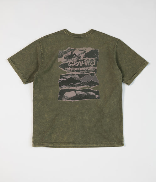thisisneverthat x Gramicci Original Freedom T-Shirt - Olive
