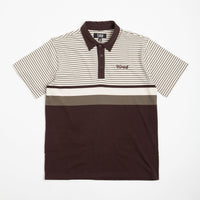 Tired Summer Polo Shirt - Cream / Brown thumbnail
