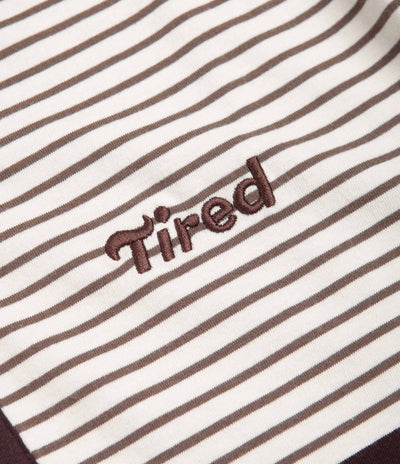 Tired Summer Polo Shirt - Cream / Brown