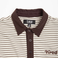 Tired Summer Polo Shirt - Cream / Brown thumbnail