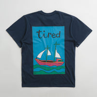 Tired The Ship Has Sailed T-Shirt - Navy thumbnail