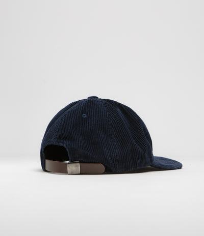 Tired Tired's Washed Cord Cap - Navy