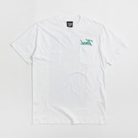 Tired Workstation Pocket T-Shirt - White thumbnail