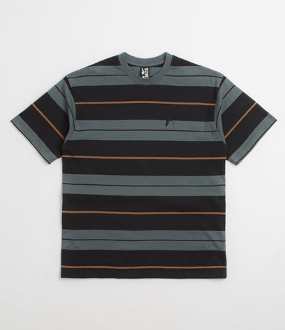 Token Fences T-Shirt in Grey Striped