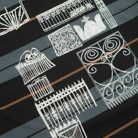 Token Fences T-Shirt in Grey Striped thumbnail