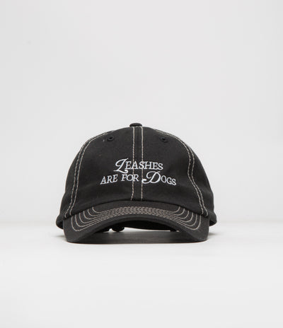 Token Leashes Contrast Cap in Black
