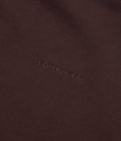 Token Mono Crewneck Sweatshirt - Coffee