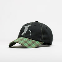 Token Pissing Angel Cap in Black and Green Plaid thumbnail
