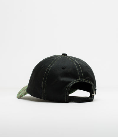 Token Pissing Angel Cap in Black and Green Plaid