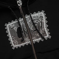 Token Sliced Zip Hoodie - Black thumbnail
