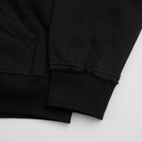 Token Sliced Zip Hoodie - Black thumbnail