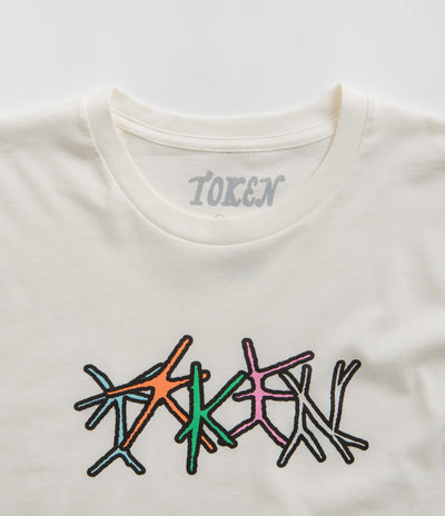 Token Spikey Logo T-Shirt in Natural