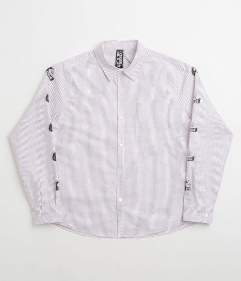 Token Tuff Stuff Shirt - Purple / White Striped