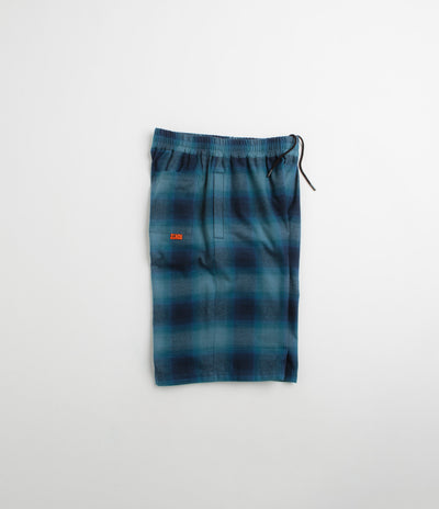 Token VHS Shorts - Teal Plaid