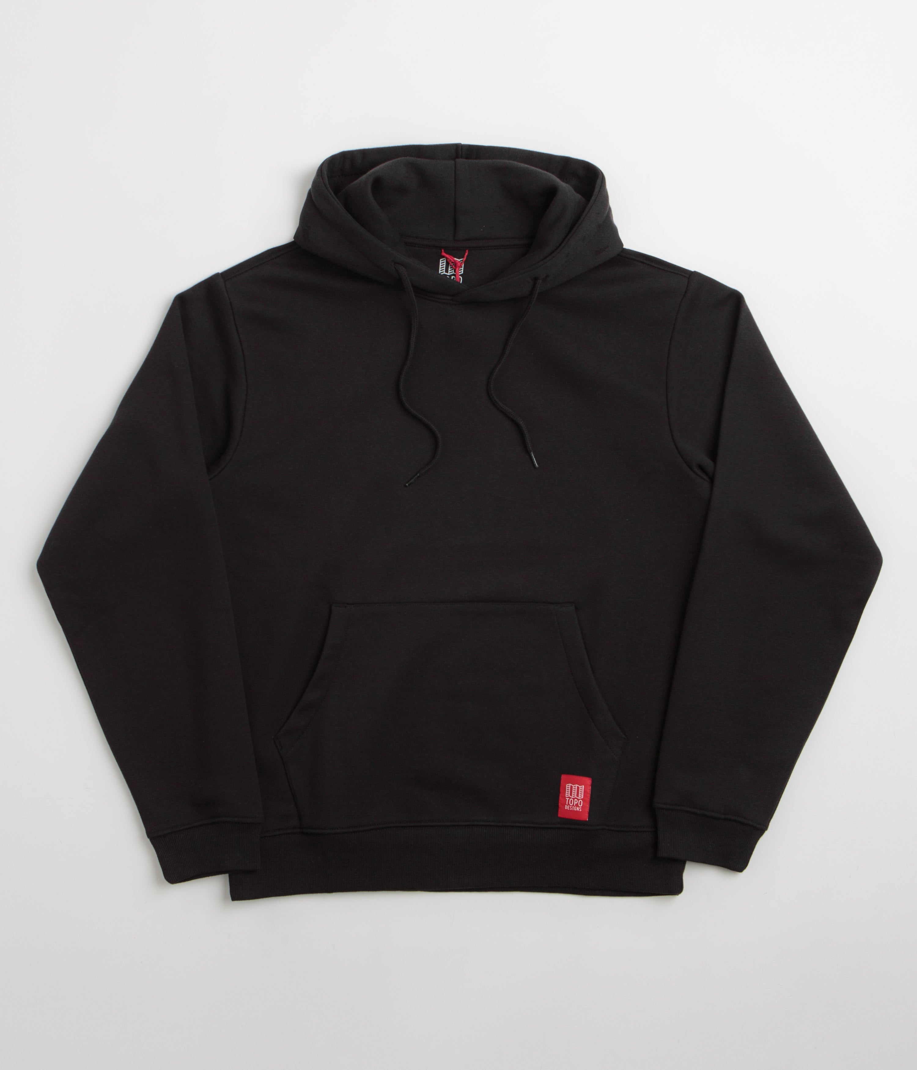 Topo Designs Alpine High Label Hoodie - Black