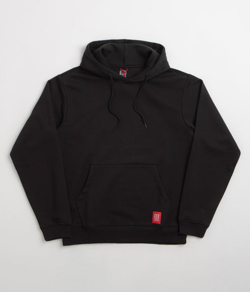 Topo Designs Alpine High Label Hoodie - Black