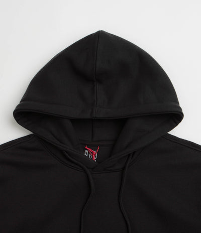 Topo Designs Alpine High Label Hoodie in Black