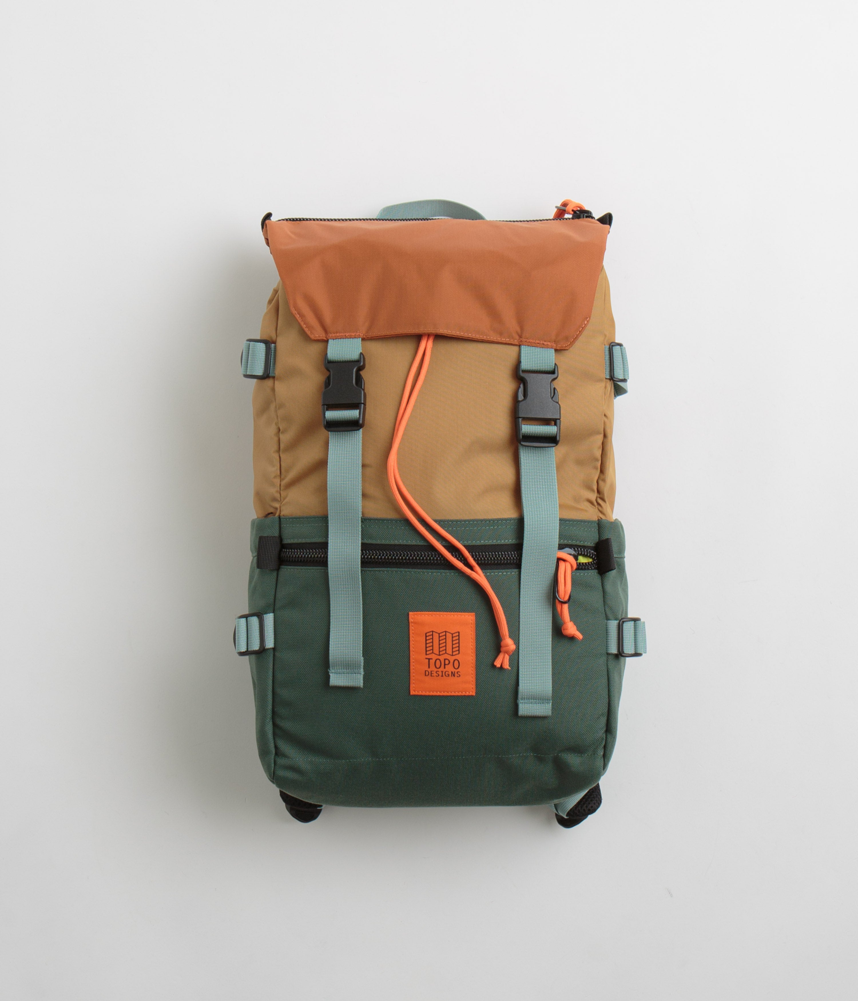 Rover Pack Tech Forest Topo Designs Classic Rover Pack - Forest / Khaki | flatspot