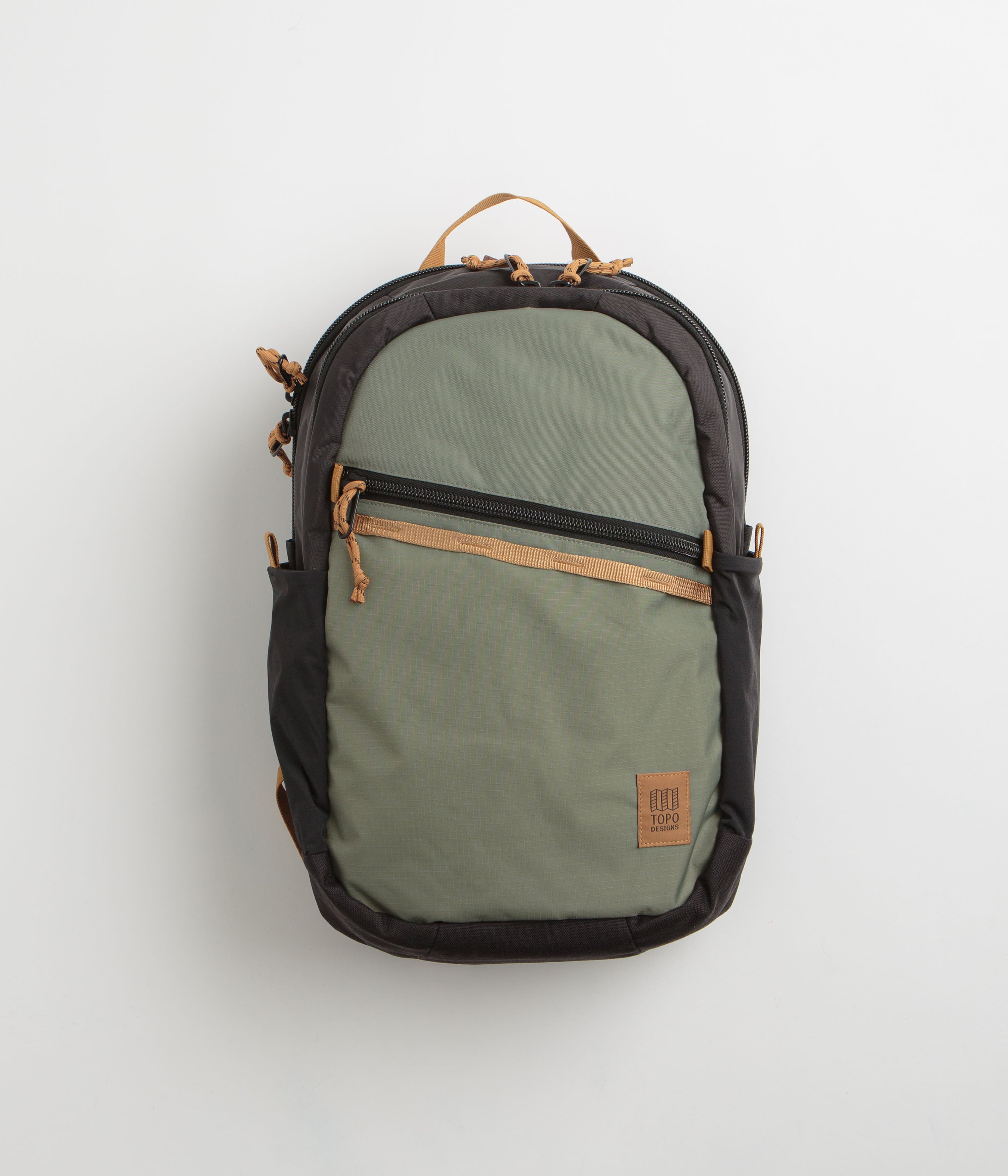Topo Designs Commuter Backpack in Beetle and Khaki