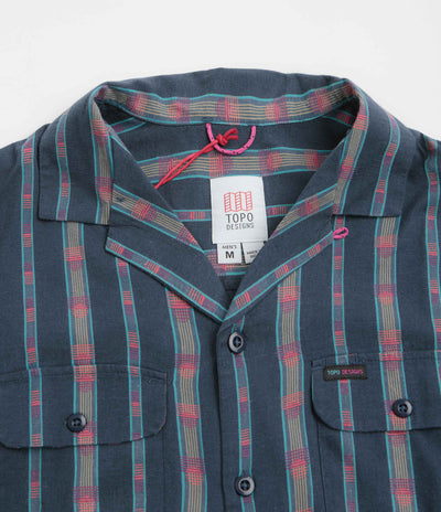 Topo Designs Daytripper Short Sleeve Shirt - Sunset Stripe Midnight