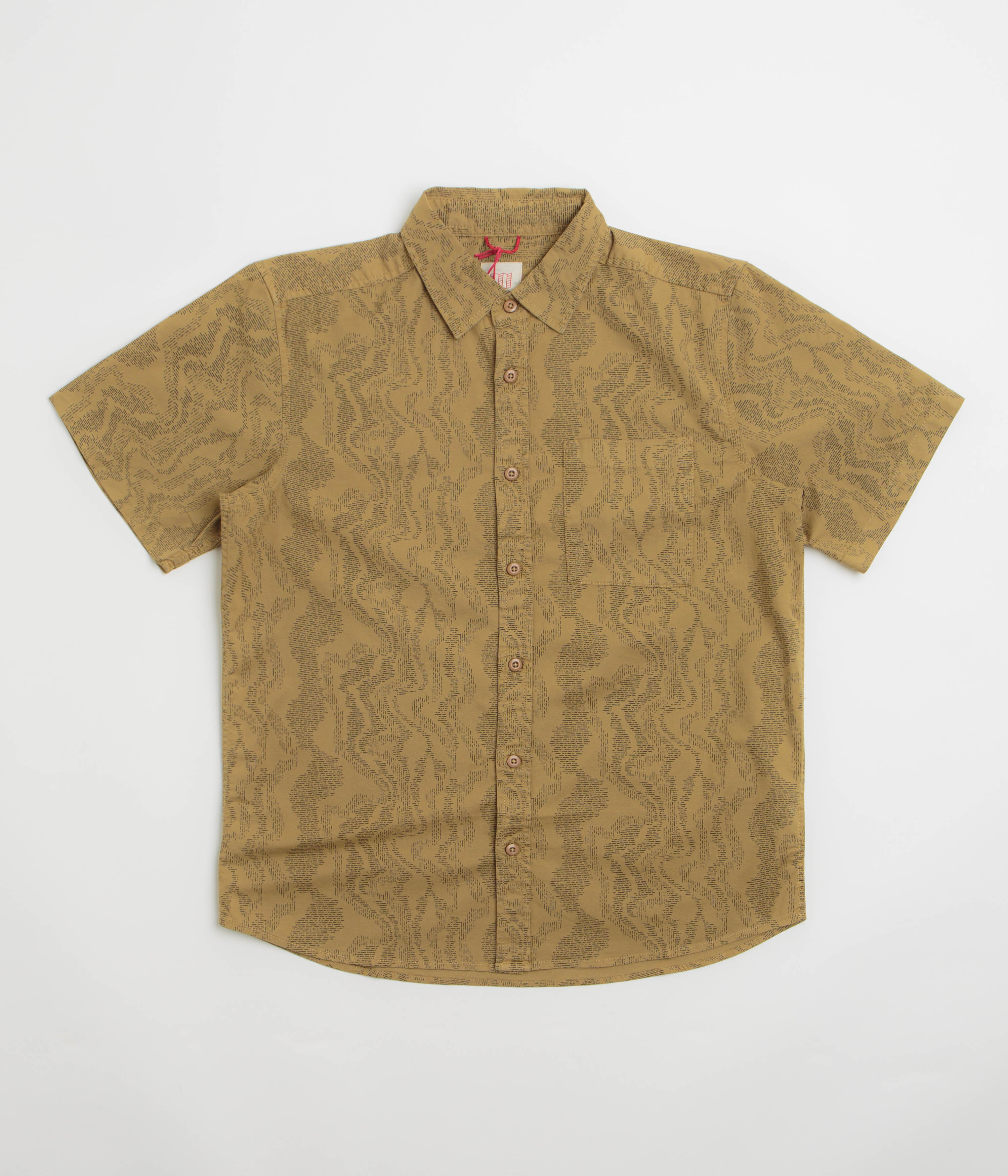 Topo Designs Dirt Desert Short Sleeve Shirt in Elmwood River Bed