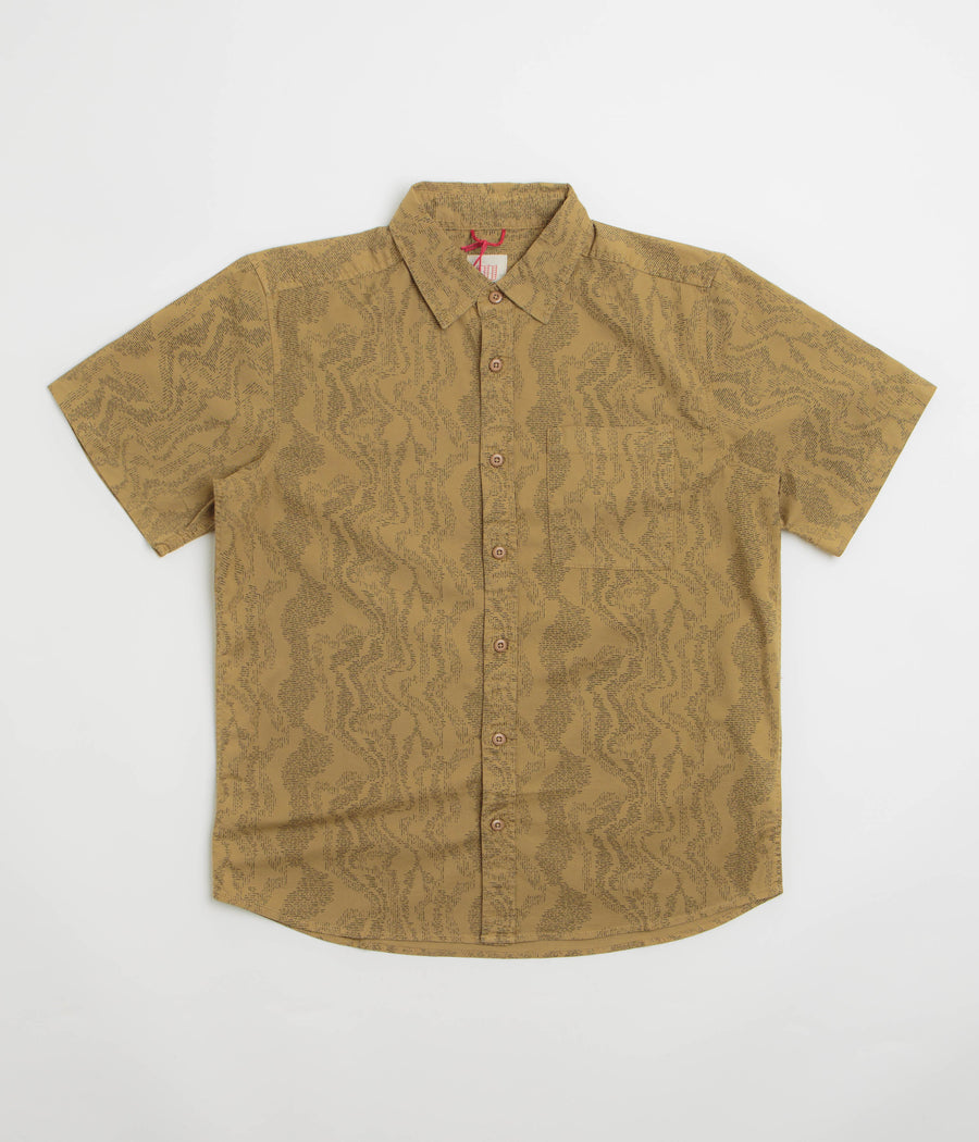 Topo Designs Dirt Desert Short Sleeve Shirt in Elmwood River Bed