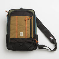 Topo Designs Global 30L Travel Bag in Olive and Dark Khaki thumbnail