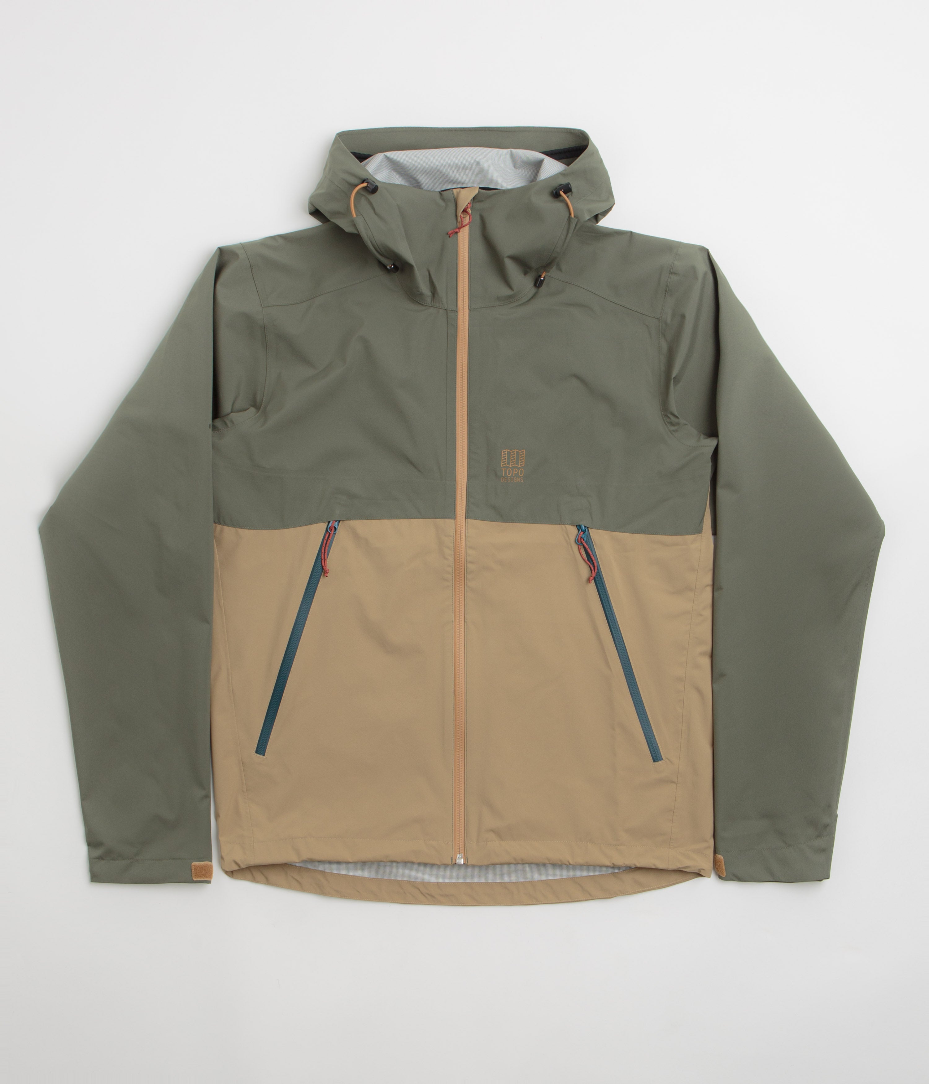 Topo Designs Global Jacket in Beetle and Elmwood