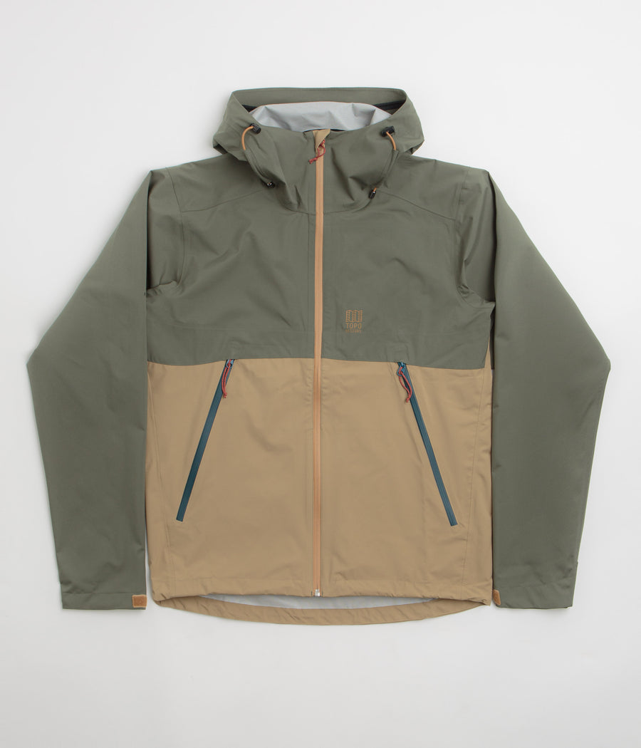 Topo Designs Global Jacket in Beetle and Elmwood