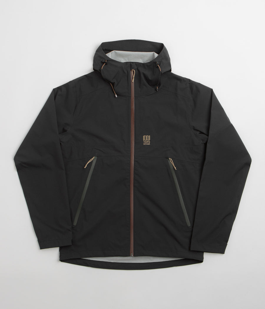 Topo Designs Global Jacket in Black and Neutral