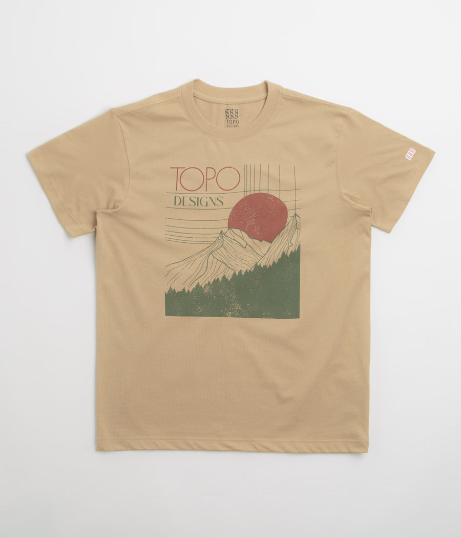 Topo Designs Horizon T-Shirt in Sahara