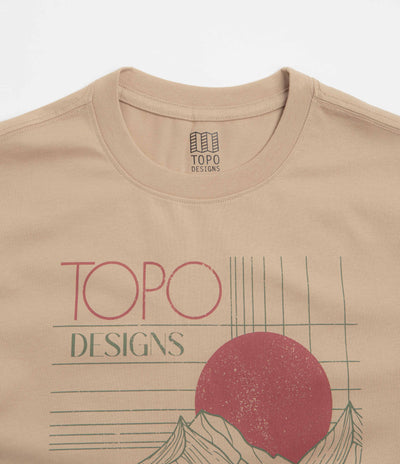 Topo Designs Horizon T-Shirt in Sahara