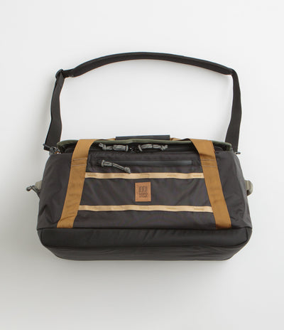 Topo Designs Mountain 40L Duffel Bag - Black / Neutral