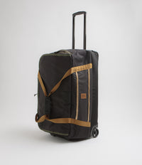 Topo Designs Mountain 90L Roller Duffel Bag in Black and Neutral