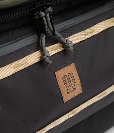 Topo Designs Mountain 90L Roller Duffel Bag - Black / Neutral