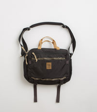 Topo Designs Mountain Cross Bag in Black and Neutral
