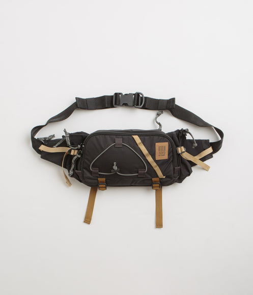 Topo Designs Mountain Hydro Hip Pack - Black / Neutral