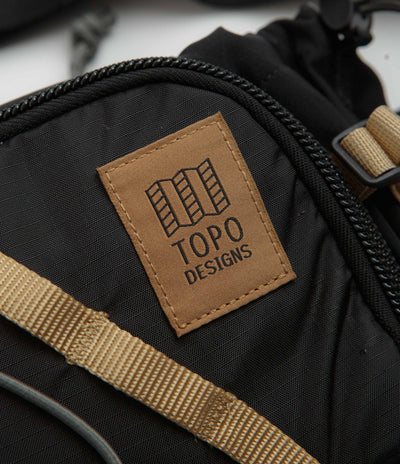 Topo Designs Mountain Hydro Hip Pack - Black / Neutral