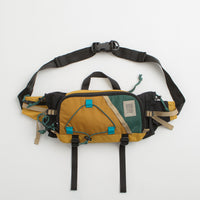Topo Designs Mountain Hydro Hip Pack in Mustard and Forest thumbnail